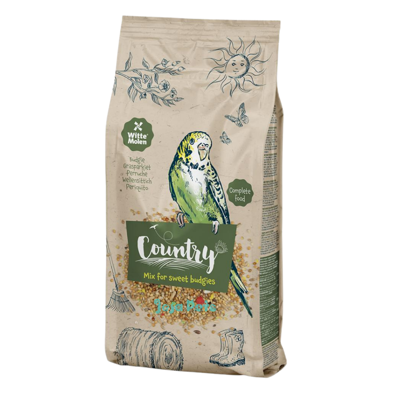 Witte Molen Country Budgie - 600g / 2.5kg